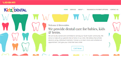 Desktop Screenshot of kidzdentalaustin.com