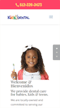 Mobile Screenshot of kidzdentalaustin.com